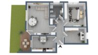 VERKAUFT - Bezugsfreie 3-Zimmer-Wohnung mit Gartenanteil und Stellplatz - Bild